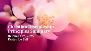 Christian Discipleship Principles Summary