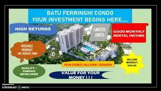 BATU FERRINGHI CONDO | BEST INVESTMENT DEAL | HOLIDAY STAY | RETIREMENT | BELOW MARKET VALUE #Penang