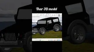 Solidworks Thar 3D model #solidworks #cad #thar #tharlover #car #mahindra #mahindrathar #mechanical