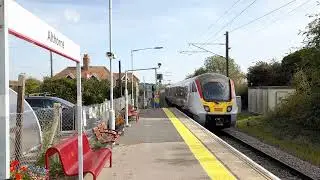 Althorne Station On The Crouch Valley Line In Essex With Greater Anglia Class 720 Train 7/10/23
