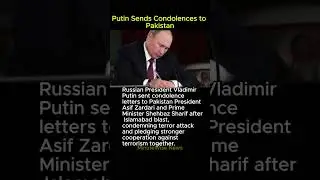 Putin Sends Condolences to Pakistan #pakistan #islamabad #russia #putin #terrorattack