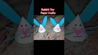 How To Make Paper Rabbit Toy /#papaercraft #paperrabbit #paperart #craft #rabbittoy #diyrabbit #arts