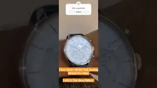 Titan Silver White Dial Analog Watch For Men #titan #watch #premium Link in the description