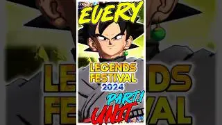 Rating EVERY Legends Fest 2024 Unit from WORST to BEST Part.1 #dragonball #pvp