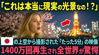 【海外の反応】「嘘だろ？！これは本当に現実の光景なの…？」日本の上空から映したたった5分の映像が全世界で1400万再生された理由とは？明らかに他の国とは違う日本の美しさに全世界が感動！