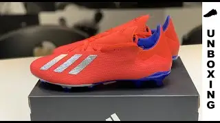 adidas X 18.3 FG/AG Exhibit - Action Red/Silver Metallic/Bold Blue