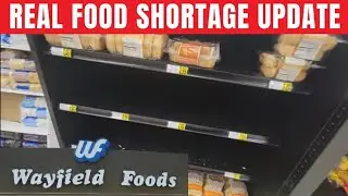 EMPTY SHELVES at Wayfield Foods Banned Exports from Russia & Ukraine: Cooking Oil, Pasta, Wheat
