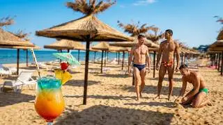 Beach in Golden Sands, Златни пясъци - Bulgarian Black Sea Coast