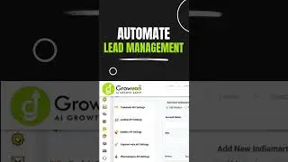 Automate Your Sales with Lead Management Tools| Groweon Digital #crm #leadmanagement #crmsoftware