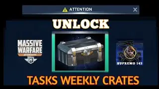 UNLOCK WEEKLY CRATES || Massive Warfare