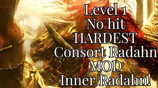 [World's first] inner consort Radahn (1.05 Mod) level 1 no hit, update changes A LOT| Elden Ring DLC