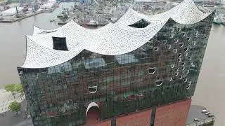Hamburg from above, Port, Haven, 4K Video , germany from above