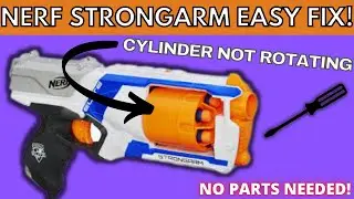 NERF Elite Strongarm Revolver Cylinder Not Rotating: Easy Barrel Realignment Fix!