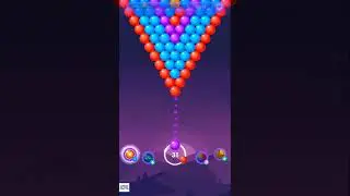 Bubble Shooter Star Match 3 Puzzle Game #shorts 💰 #bubbleshooterstar