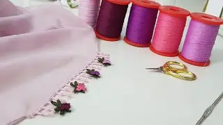 415 - Nerde Kalmıştık 🤗💕 Sarmaşık Güller Tığ Oyası Yapımı