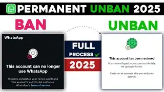Whatsapp Unban Kaise Kare New Solution 2025 | This Account can no longer use whatsapp problem Fixed✔