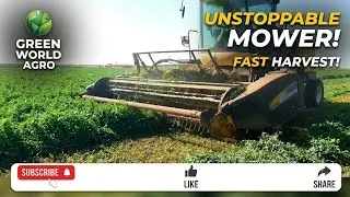 Most Powerful Agriculture Grass Mower & Fast Harvesting Machine You Must See!