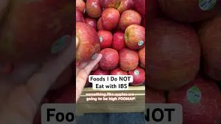 Foods I DO NOT Eat with IBS: Low FODMAP helps during an IBS flare. #ibs #ibsrelief  #lowfodmap