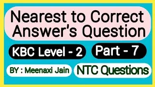 Nearest to correct answer question | kbc 2023 | #kbc2023 | kbc level 2 | nearest to correct question