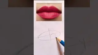 Drawing Easiest Lips 👄 😱 #shorts