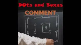 Dots and Boxes Game Challenge - Can You Outsmart Your Opponent? #shorts #gamenight #challenge