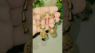DIY Earring using Safety pins✨🧷| How to make easy earring #trending #ytshorts #shorts #fyp #creative