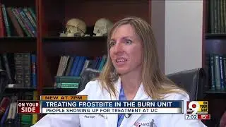 Treating frostbite at UCMC's burn unit