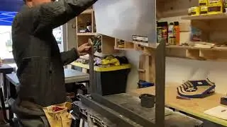 Flag Case Front Frame build-up