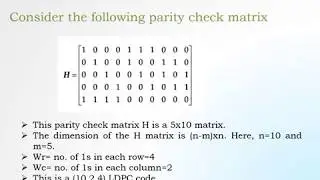 Presentation on LDPC code