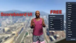Scoreboard UI – free FiveM script