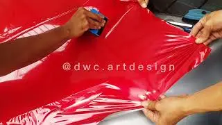 WRAPPING RED CANDY MAXDECAL || HONDA CIVIC FD