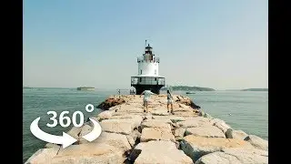 An Awesome 360 Degree View of Portland Maine with Kara and Nate