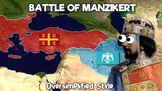  BATTLE OF MANZIKERT | OVERSIMPLIFIED STYLE | BYZANTINE SELJUK WARS  