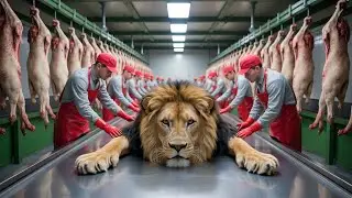 Secret Lion Leather Factory Exposed 🦁 | From Raw Skin to Luxury Leather Goods #leather