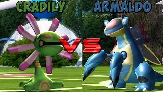 Pokemon battle revolution - Cradily vs Armaldo