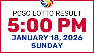 5pm Lotto Result Today Jan 18 2026 Swertres Ez2