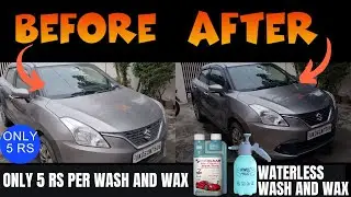 Waterless wash in just Rs 5 per wash I PROKLEAR Xtreme wash concentrate I cleans , shines & protects