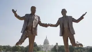 Trump and Epstein statue appears on National Mall