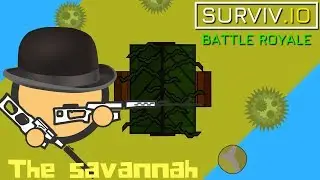 Surviv.io Live -  THE SAVANNAH! MAP added / Rush Gameplay || RajNoobTV survivio