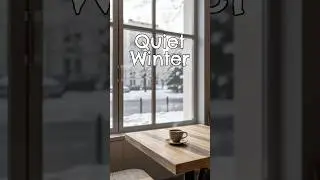 Cozy Coffee by the Frosted Window ❄️☕ for Concentration #studytime #ambient #relax