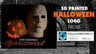 JOHN CARPENTER'S HALLOWEEN 3D PRINTED SIGN REVIEW