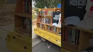 Introducing my mobile bookstore, Sunny&rsquo;s Bookstore! #booktok #bookstore  #keitruck #minitruck