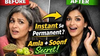 Safed Baal?Sirf2Cheezen|💯 Natural Hair Dye|DIY instant Black Hair Dye in minutes|Grey hair coverage|