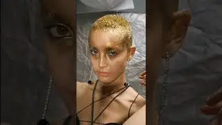 Golden Zombie Look for MAKE UP FOREVER by hair and makeup artist, Ania Poniatowska 💄✨