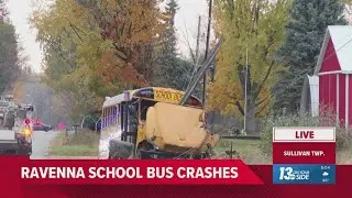 Ravenna Public Schools bus crashes; no injuries reported