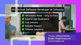 Offshore Software Programmer  (Hire School Software Developer at $4/hourly)