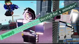 Roblox Parkour | Chasing VecetyP For 5 Minutes