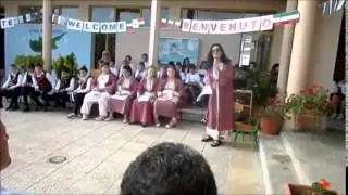 Welcome ceremony in Mathiatis