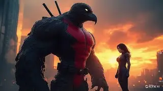 ❤️Deadpool and Princess near Hybrid Animals SUBSCRIBE #hybridanimals #deadpool #incredible