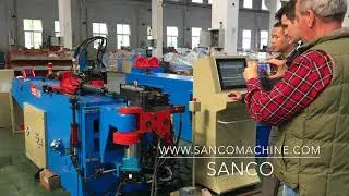 SANCO diesel car automobile inject steel tube pipe bending machine electric bend